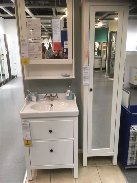 hemnes bathroom units.